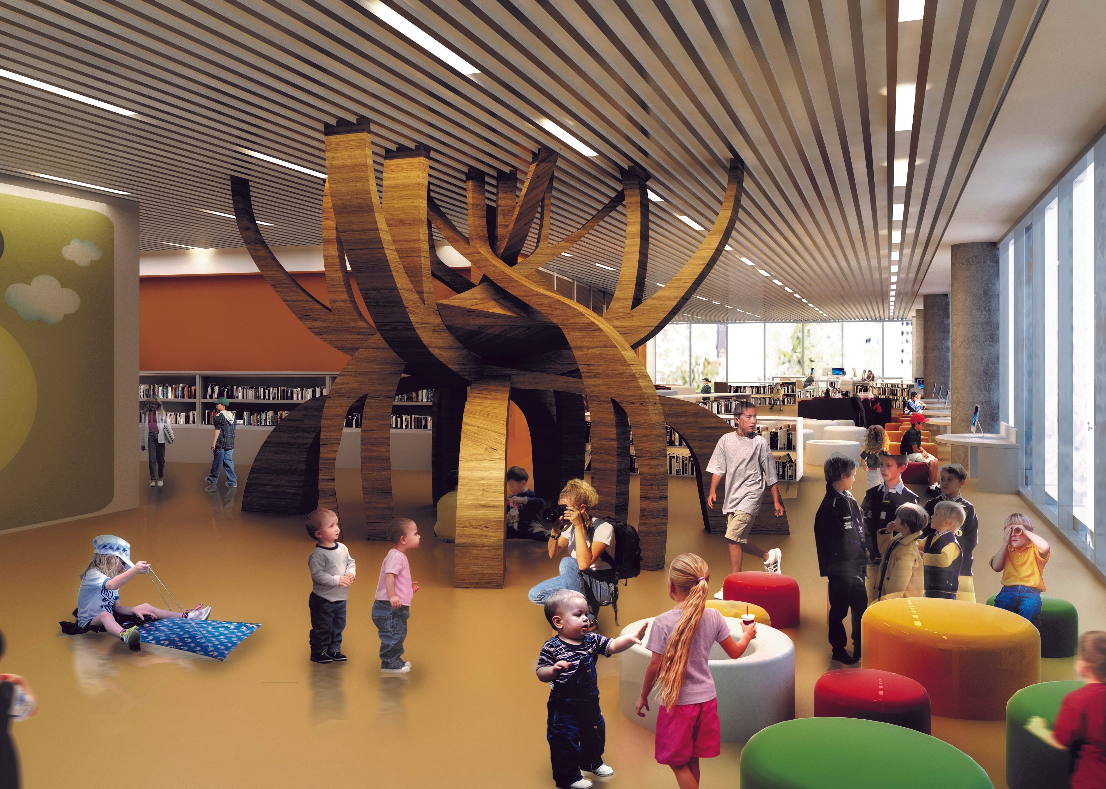 The proposed children’s area in Halifax Central Library, which will be completed in 2014. Courtesy of Halifax Public Libraries ©2013.